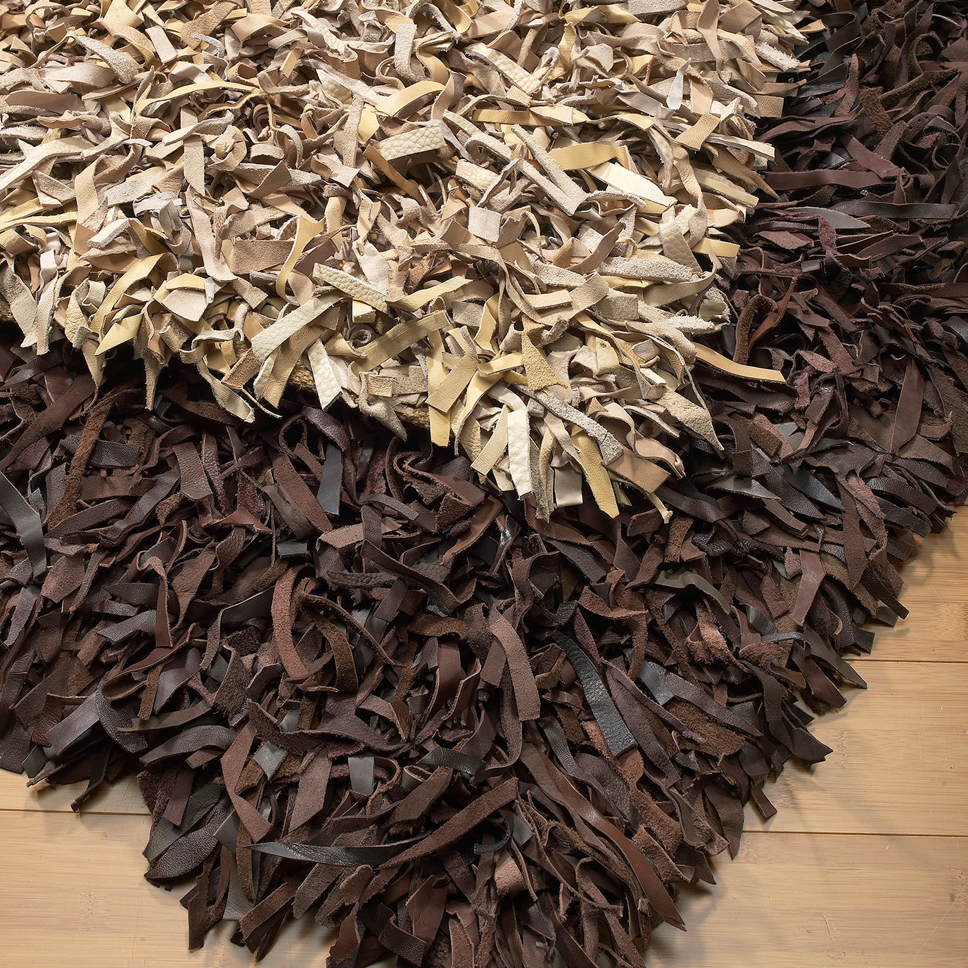 Leather Shag Rug