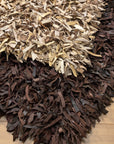 Leather Shag Rug