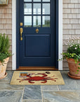 Crab with Beer Stein Doormat