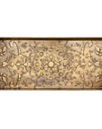 Star Medallion Antique Brass Boot Tray