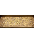 Star Medallion Antique Brass Boot Tray