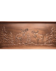 Moose Antique Copper Boot Tray