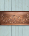 Moose Antique Copper Boot Tray