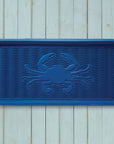 Crab Blue Rubber Boot Tray