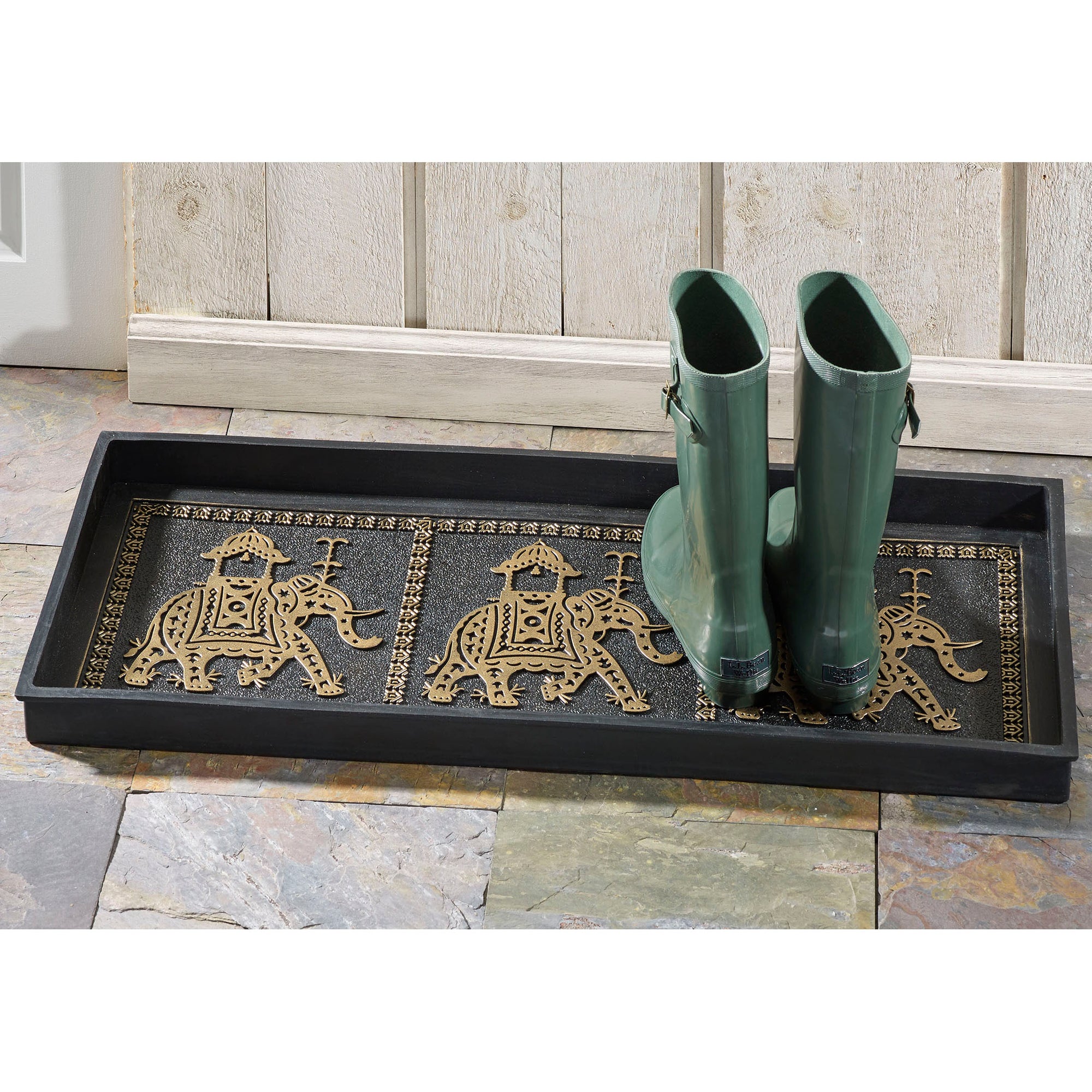 Elephant Rubber Boot Tray