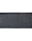 Jumbo Basketweave Rubber Boot Tray