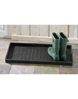 Jumbo Basketweave Rubber Boot Tray