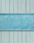 Marbella Aqua Enamel Boot Tray