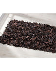Leather Shag Rug