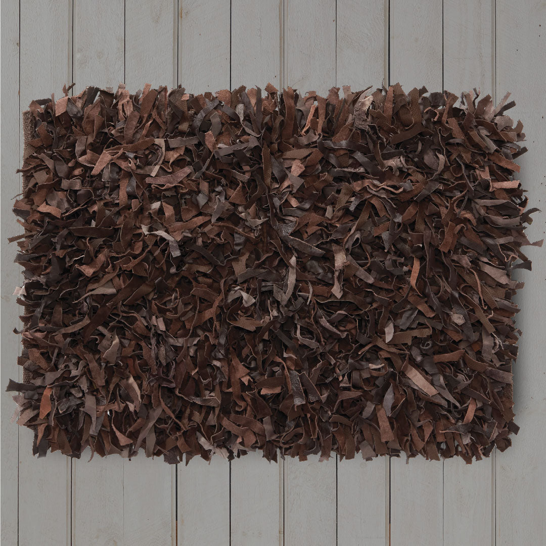 Leather Shag Rug