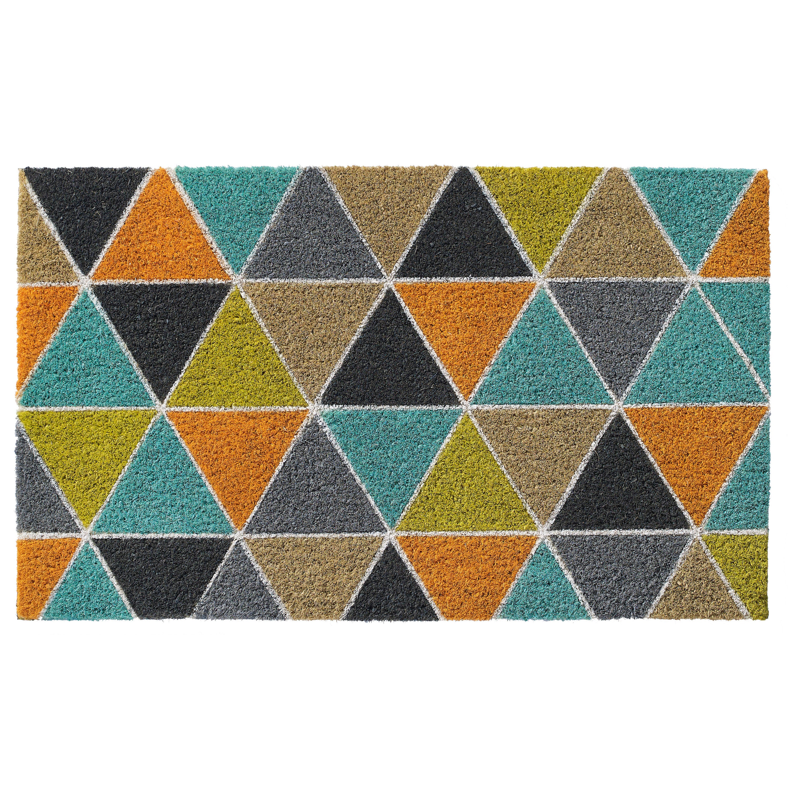 Maddox Natural Fiber Printed Coir Doormat 18x30 – Home Furnishings