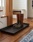 Cable Knit Boot Tray