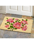 Pink Roses Doormat