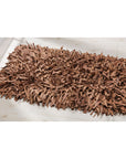 Leather Shag Rug