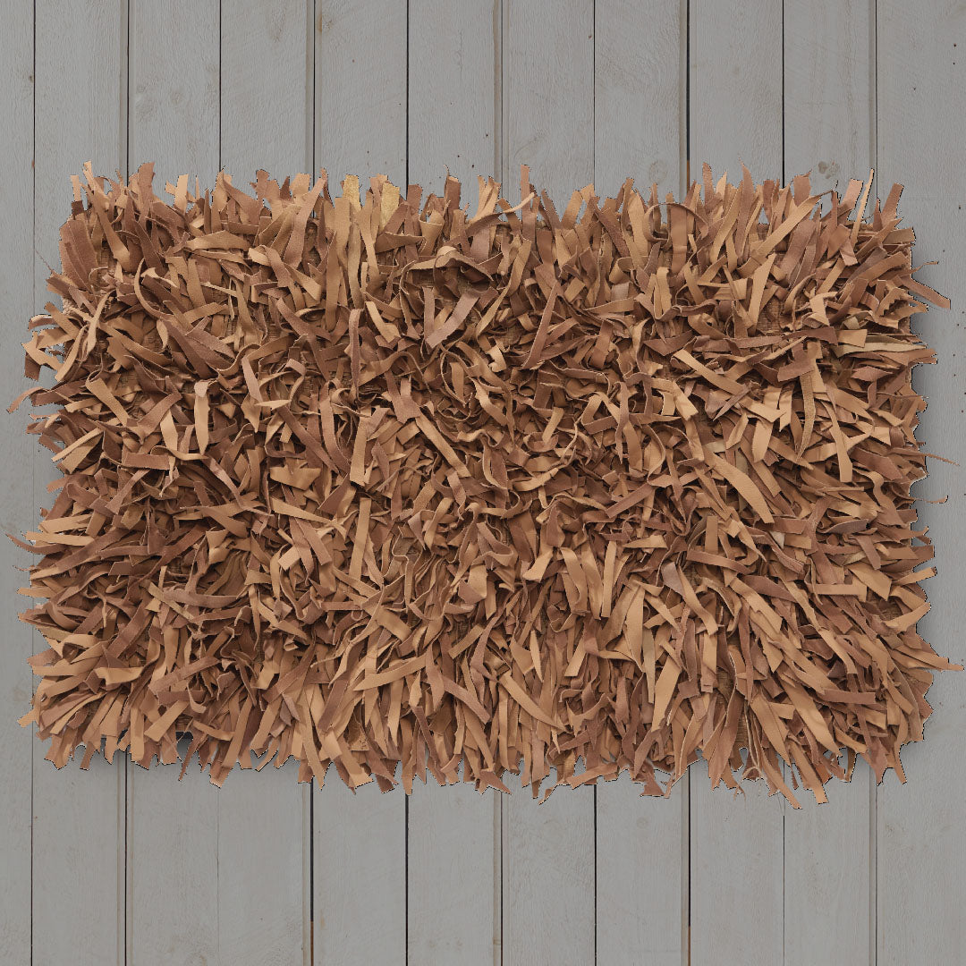 Leather Shag Rug