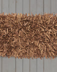 Leather Shag Rug