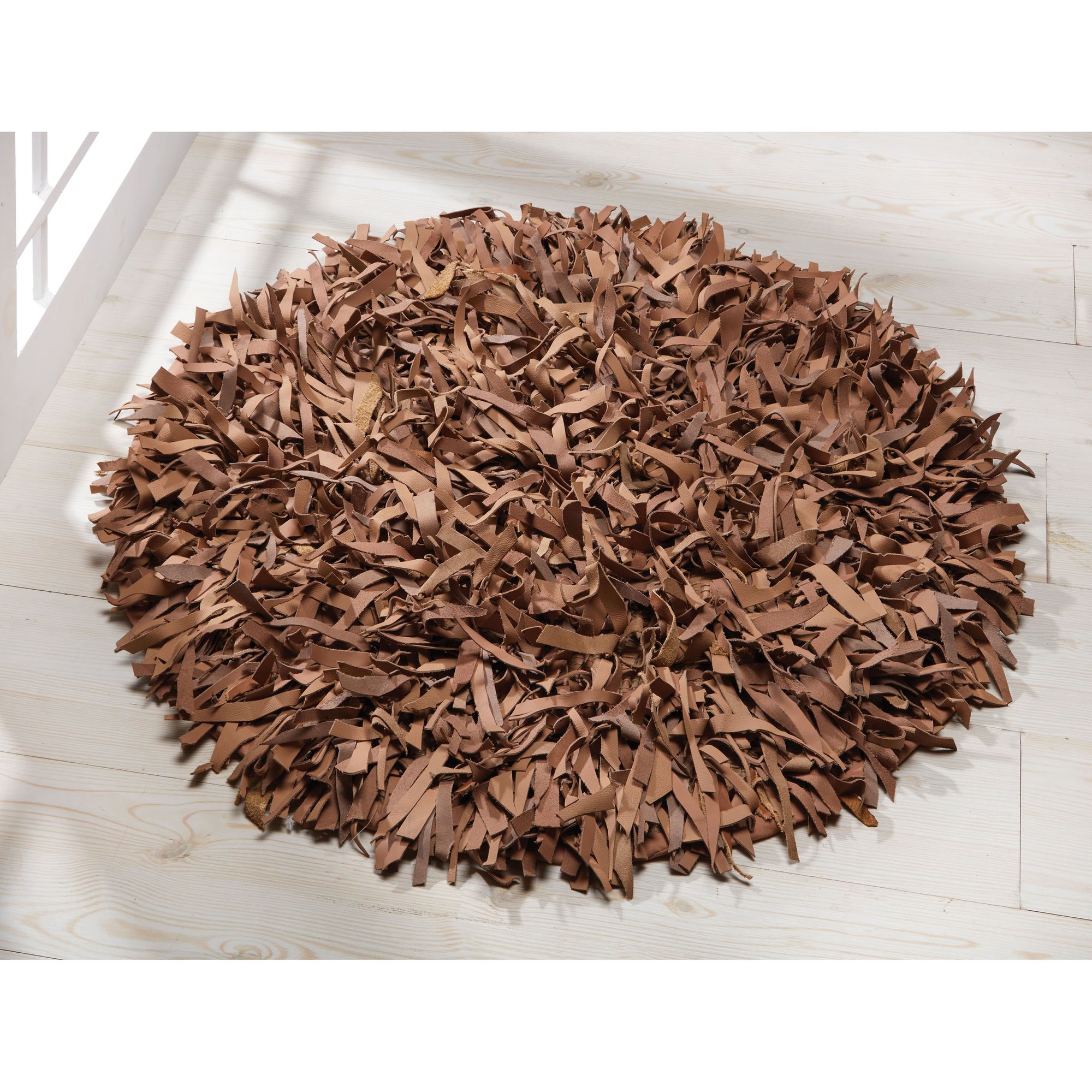Leather Shag Rug