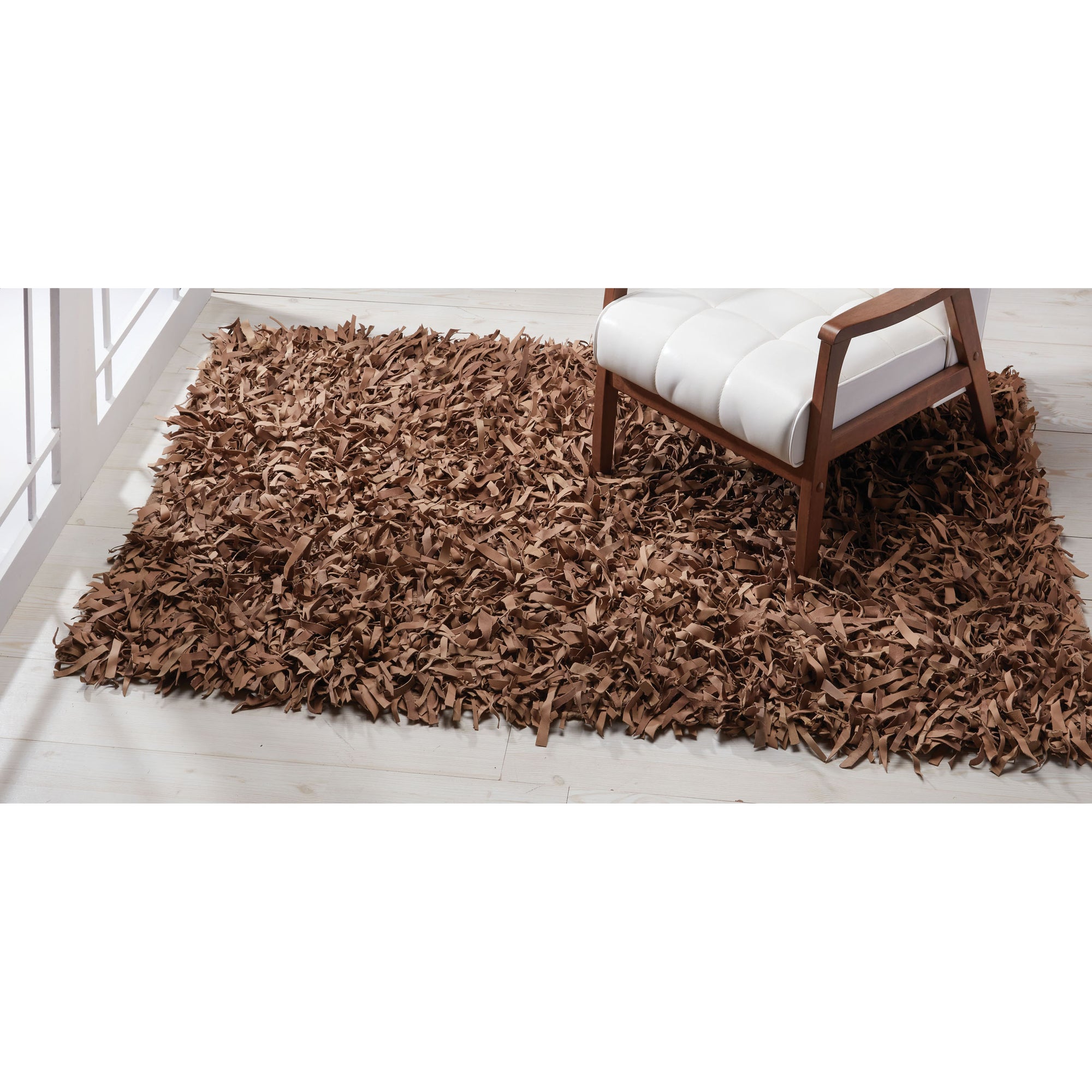 Leather Shag Rug