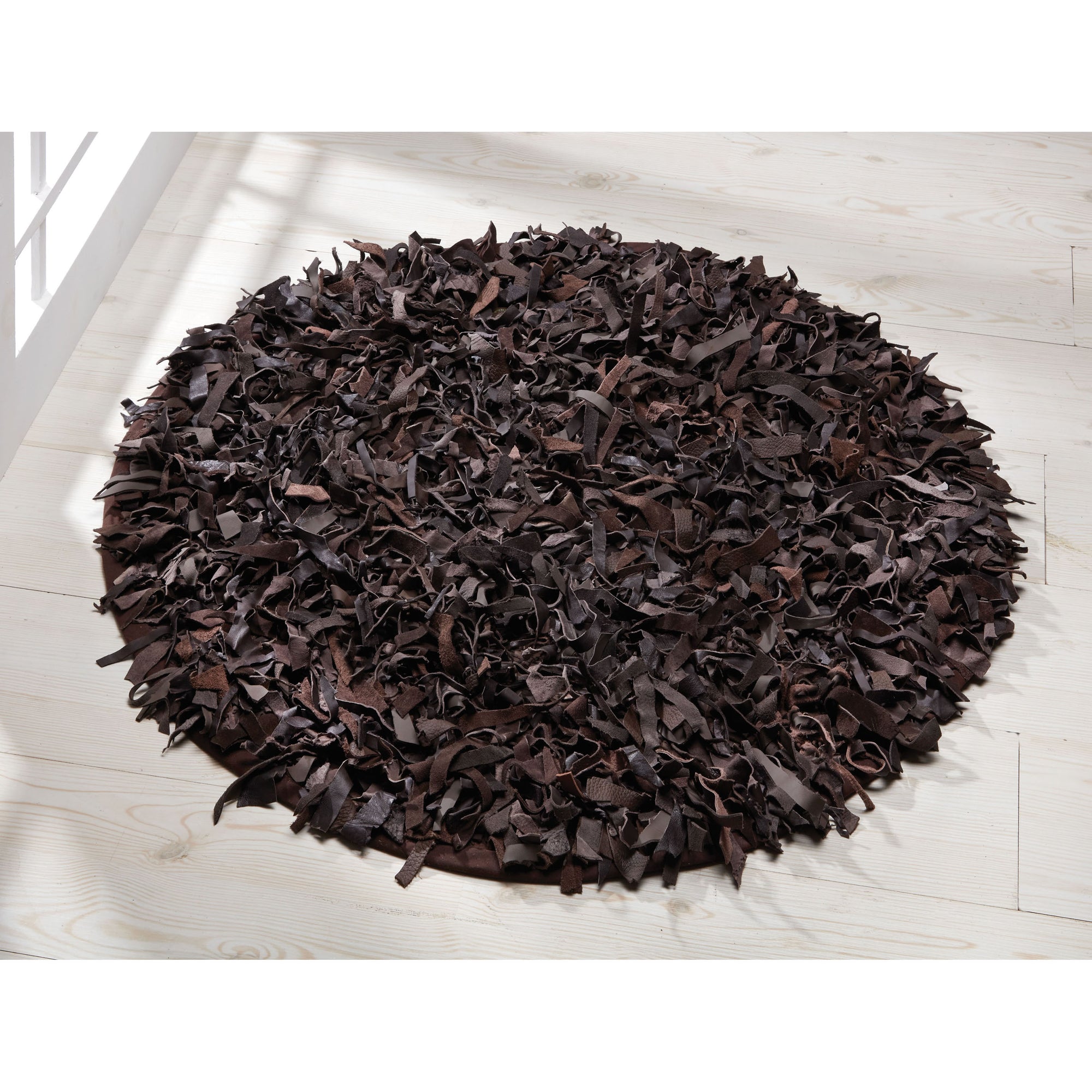 Leather Shag Rug