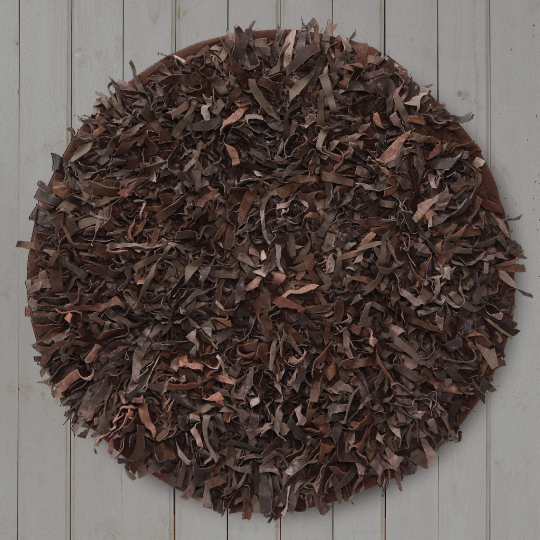 Leather Shag Rug