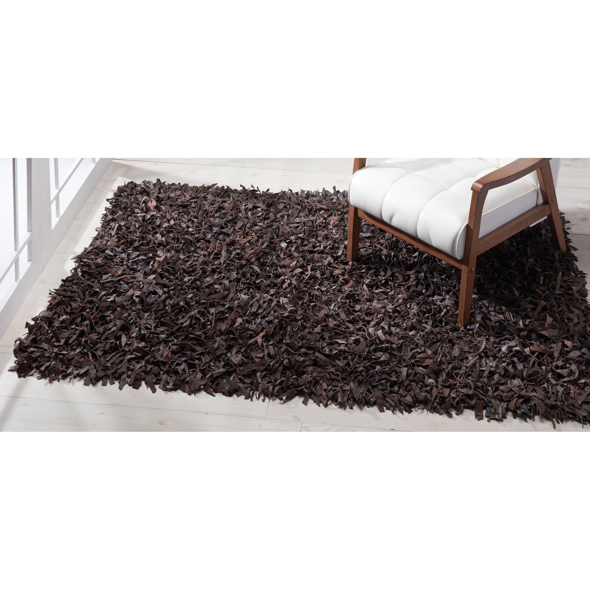 Leather Shag Rug