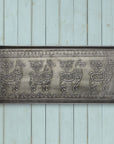 Llama Antique Zinc Boot Tray