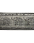 Elephant Antique Zinc Boot Tray