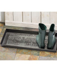 Elephant Antique Zinc Boot Tray