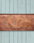 Ferns Antique Copper Boot Tray