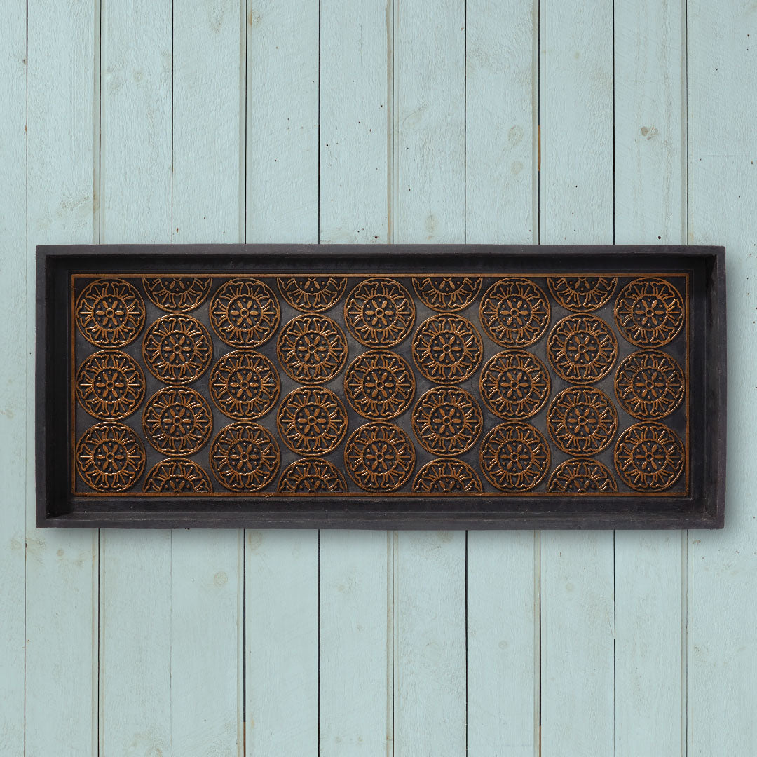 Mandala Rubber Boot Tray