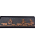 Bear Scene Rubber Boot Tray