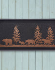 Bear Scene Rubber Boot Tray