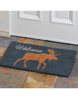 Moose Silhouette Doormat