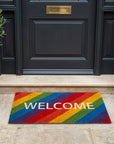 Rainbow Stripe Doormat