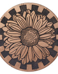 Sunflower With Highlights Deluxe Stepping Stone (Set of 3)