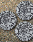 Snail With Highlights Deluxe Stepping Stone (Set of 3)