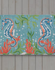 Sea Horse Cotton Rug
