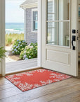 Coral Cotton Rug