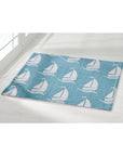 Sailboats Cotton Rug