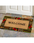 Kente Border Welcome Doormat