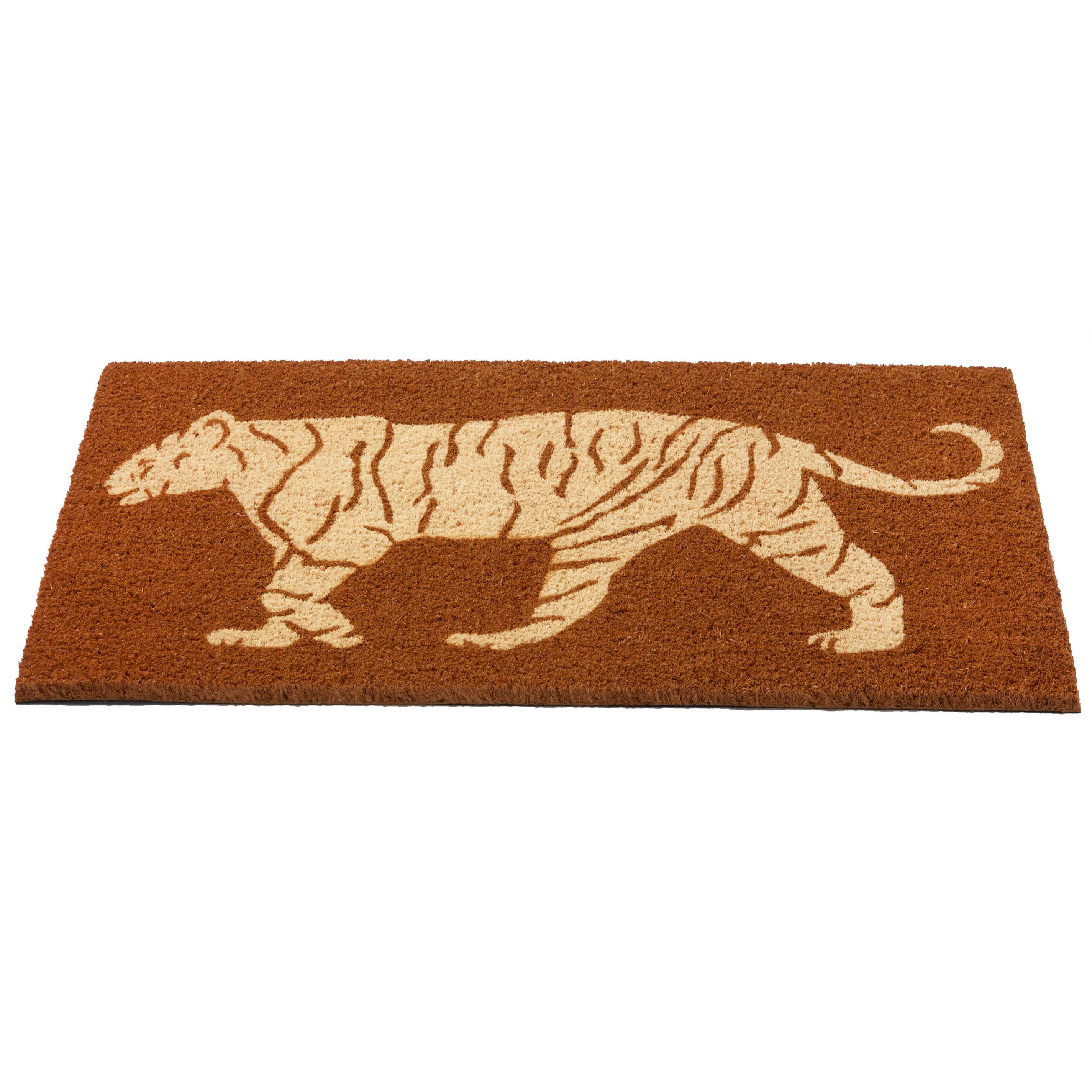 Tiger Printed Coir Welcome Doormat 18x30 – Home Furnishings by