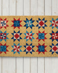 Patriotic Quilt Doormat