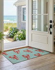 Lobster Printed Cotton Rug