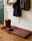Butterfly Garden Antique Copper Boot Tray