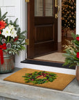 Evergreen Wreath Doormat