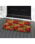 Poinsettia Doormat