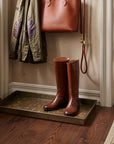 Gingko Antique Brass Boot Tray
