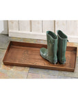Bear Antique Copper Boot Tray