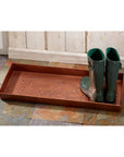 Moose Antique Copper Boot Tray