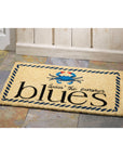 Summer Blues Crab Doormat